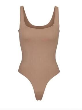 Skims scoop neck bodysuit Nude Tan Size L